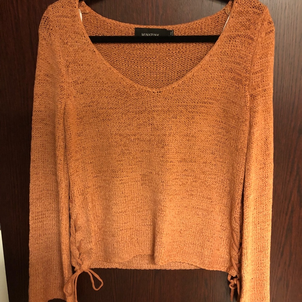 Minkpink Tie up sweater